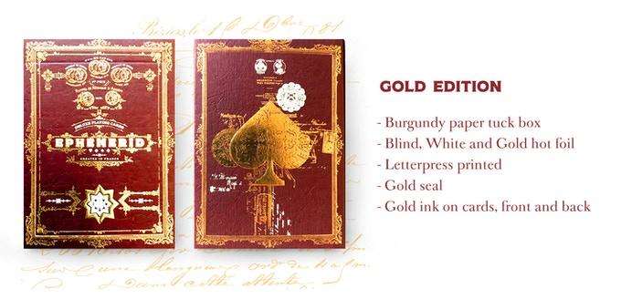 EPHEMERID v2 Gold & Copper Playing Cards 2 Deck Set NPCC - Image 12