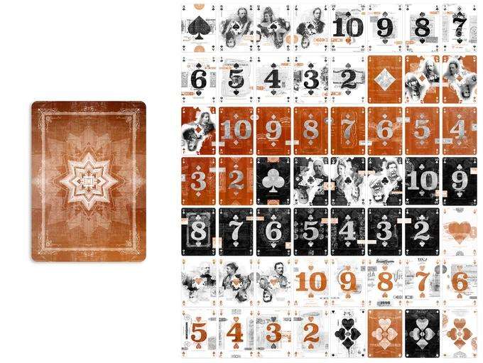EPHEMERID v2 Gold & Copper Playing Cards 2 Deck Set NPCC - Image 3