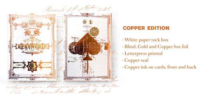EPHEMERID v2 Gold & Copper Playing Cards 2 Deck Set NPCC - Image 7