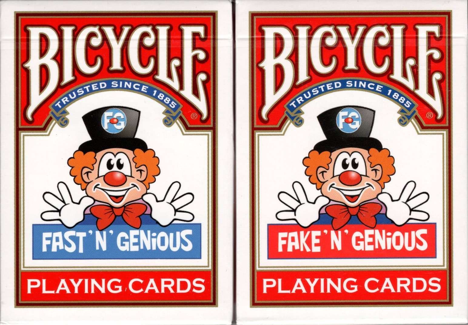 Fake / Fast 'N' Genious 2 Deck Set Bicycle Playing Cards
