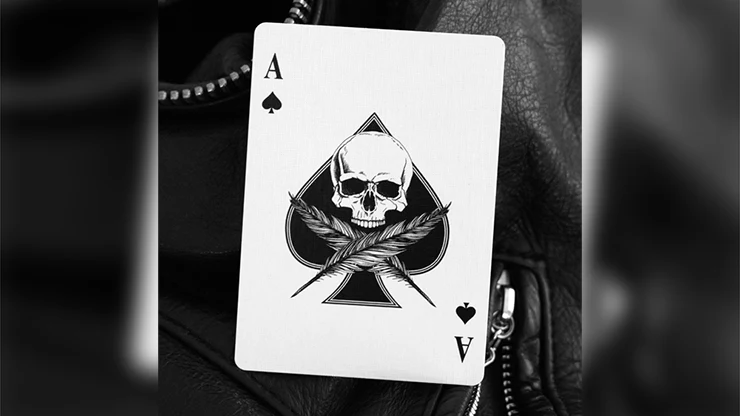 Feather and Bone Cobra Playing Cards - Limited Edition - White - Image 3