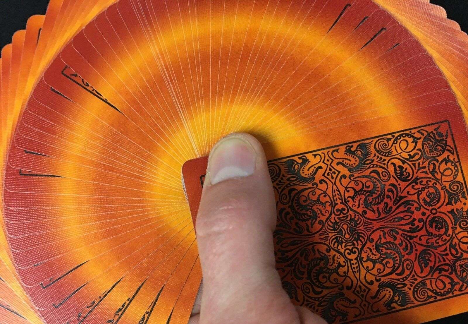 Fire Elements Series Grey Bicycle Playing Cards - Image 3
