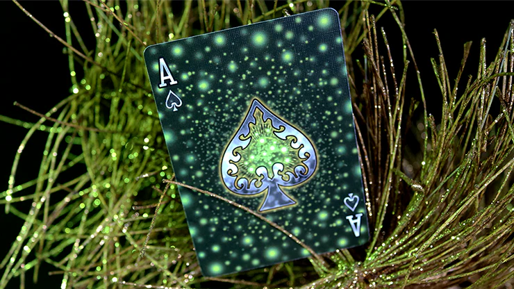 Fireflies v2 Bicycle Playing Cards - Image 3