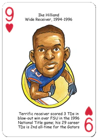 Florida Football Heroes Playing Cards - Image 3