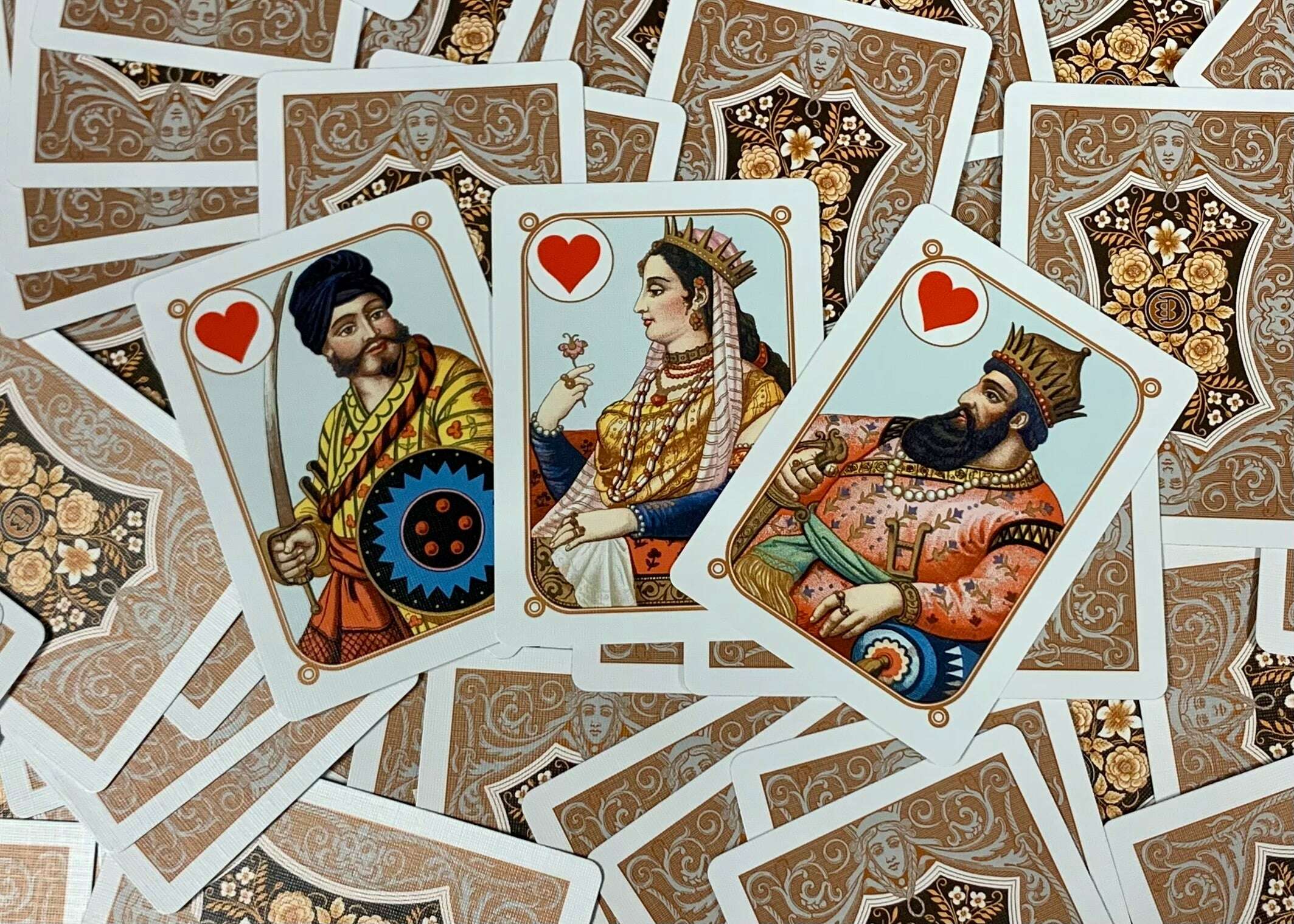 Four Continents Copper Gilded Playing Cards USPCC - Image 10