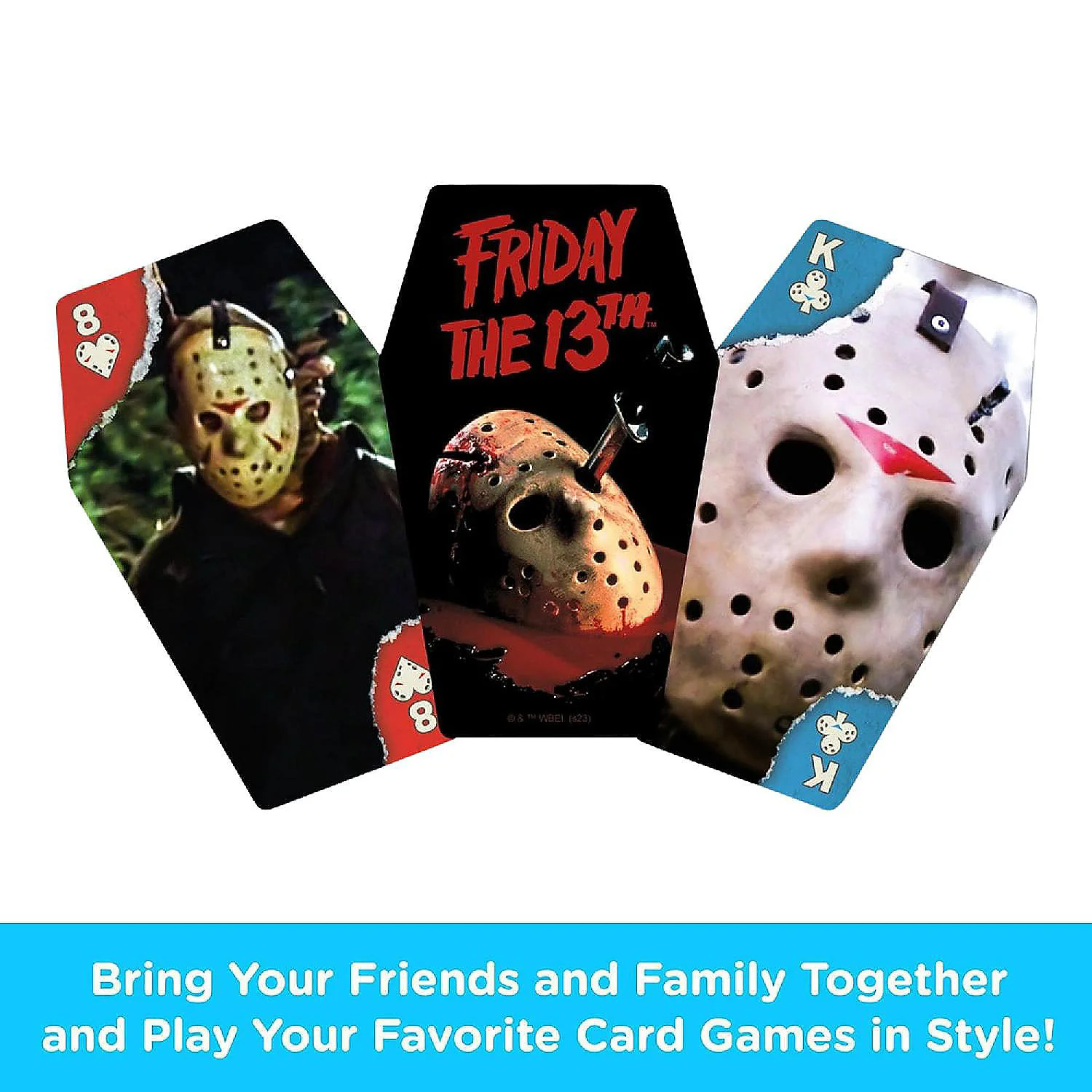 Friday the 13th Coffin Box Premium Playing Cards by Aquarius - Image 4