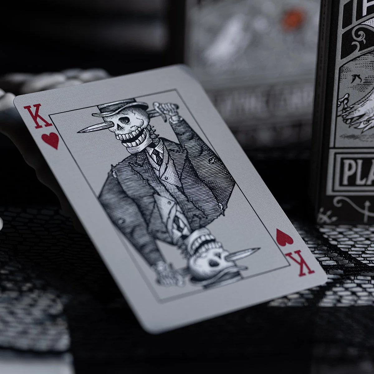 Fultons October Tombstone Grey Halloween Playing Cards - Image 10