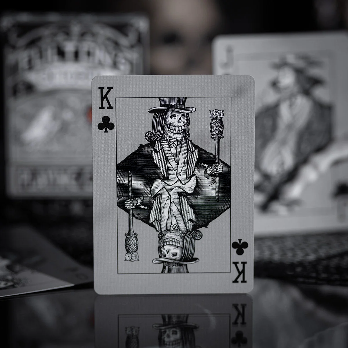 Fultons October Tombstone Grey Halloween Playing Cards - Image 13
