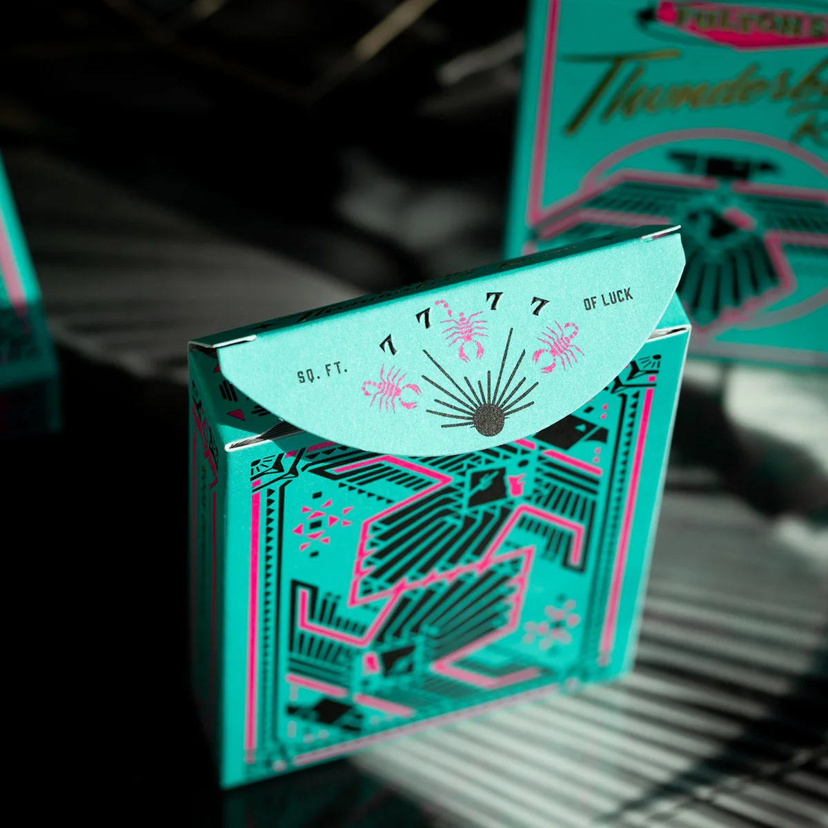 Fulton's Thunderbird Room Turquoise Edition Playing Cards - Image 8