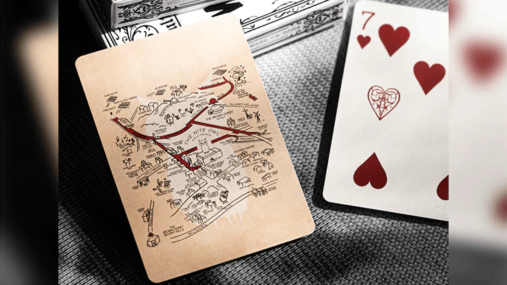 Fulton's White Jazz Playing Cards USPCC - Image 3