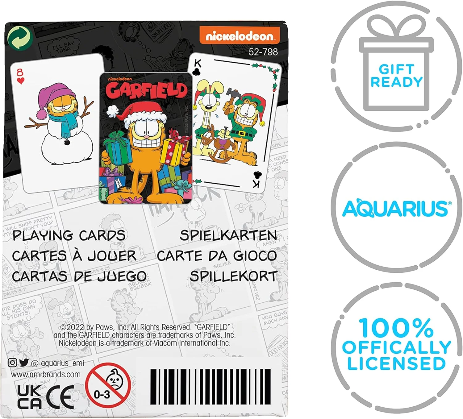 Garfield Christmas Playing Cards by Aquarius - Image 6