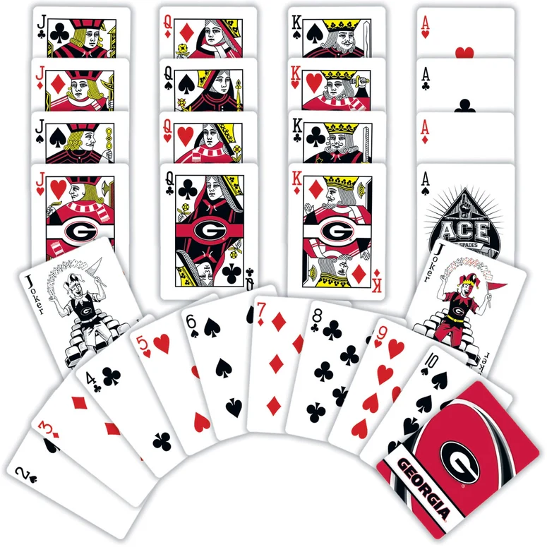 Georgia Bulldogs Playing Cards by Masterpieces - Image 2