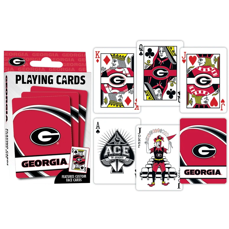 Georgia Bulldogs Playing Cards by Masterpieces - Image 3
