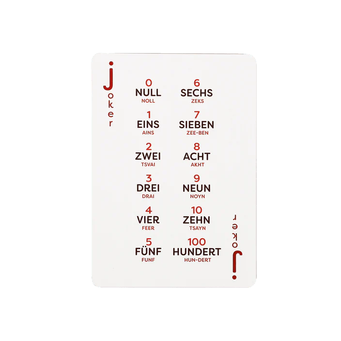 German Lingo Playing Cards - Image 2