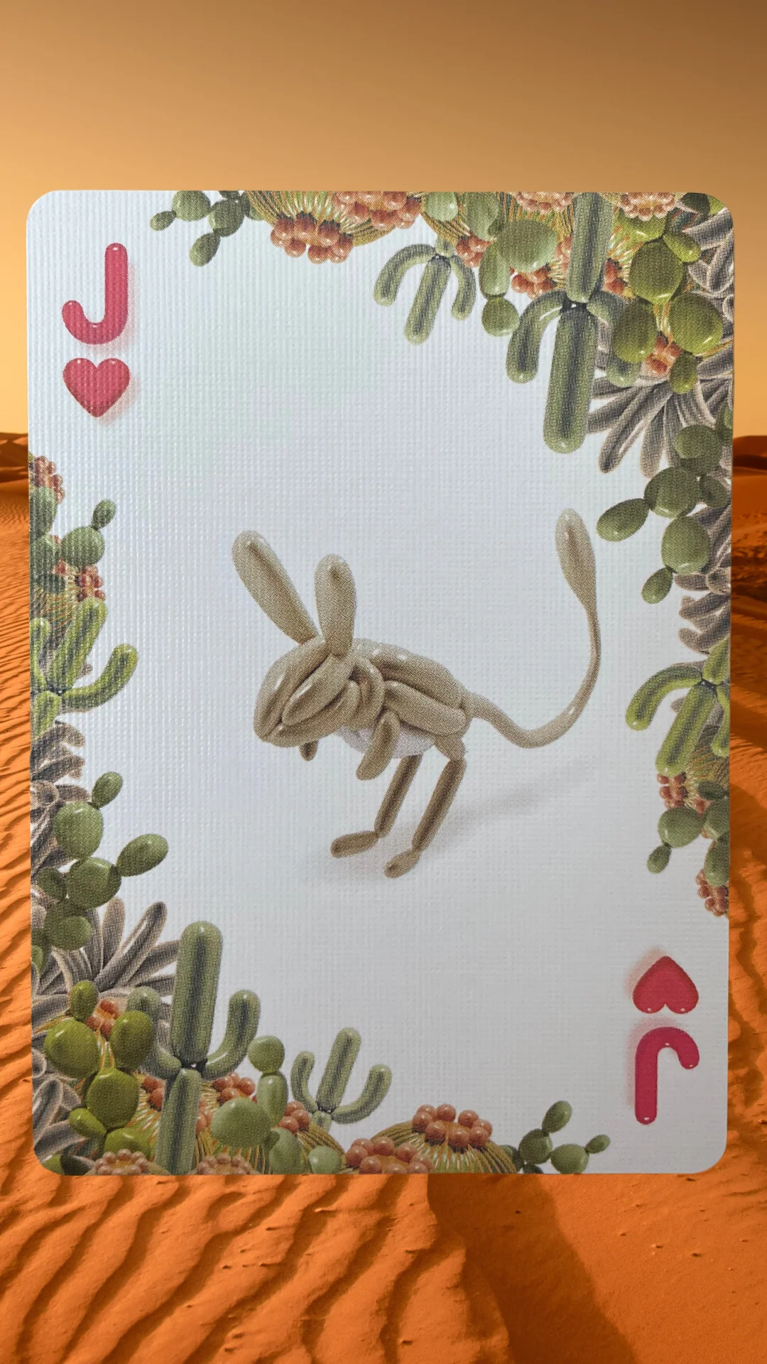 Balloon Desert Gilded Bicycle Playing Cards - Image 8