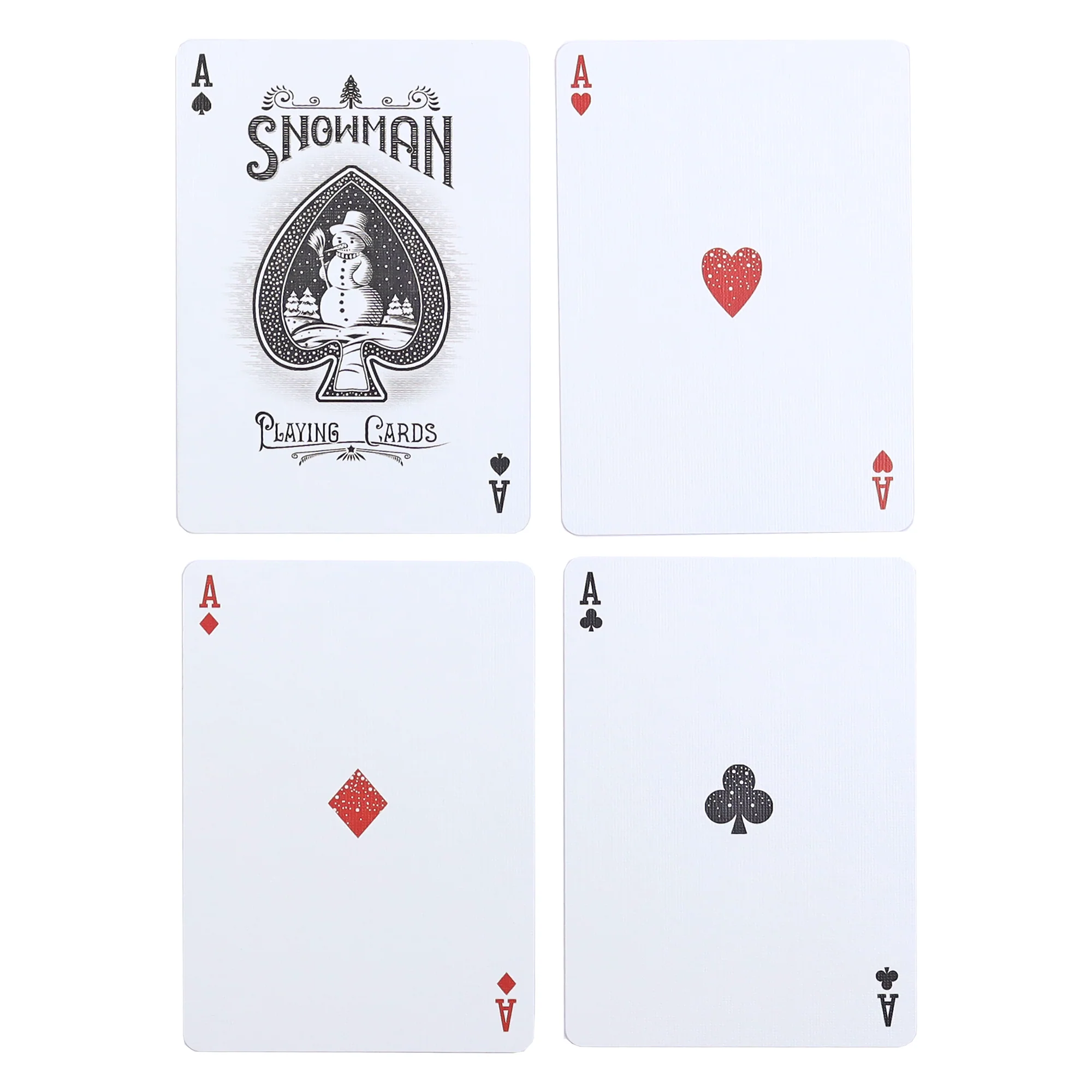 Gilded Snowman Back Blue - Limited Edition Playing Cards - Image 6