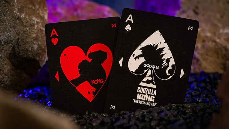 Godzilla x Kong: The New Empire Playing Cards - Godzilla (Black) Standard Edition - Image 4