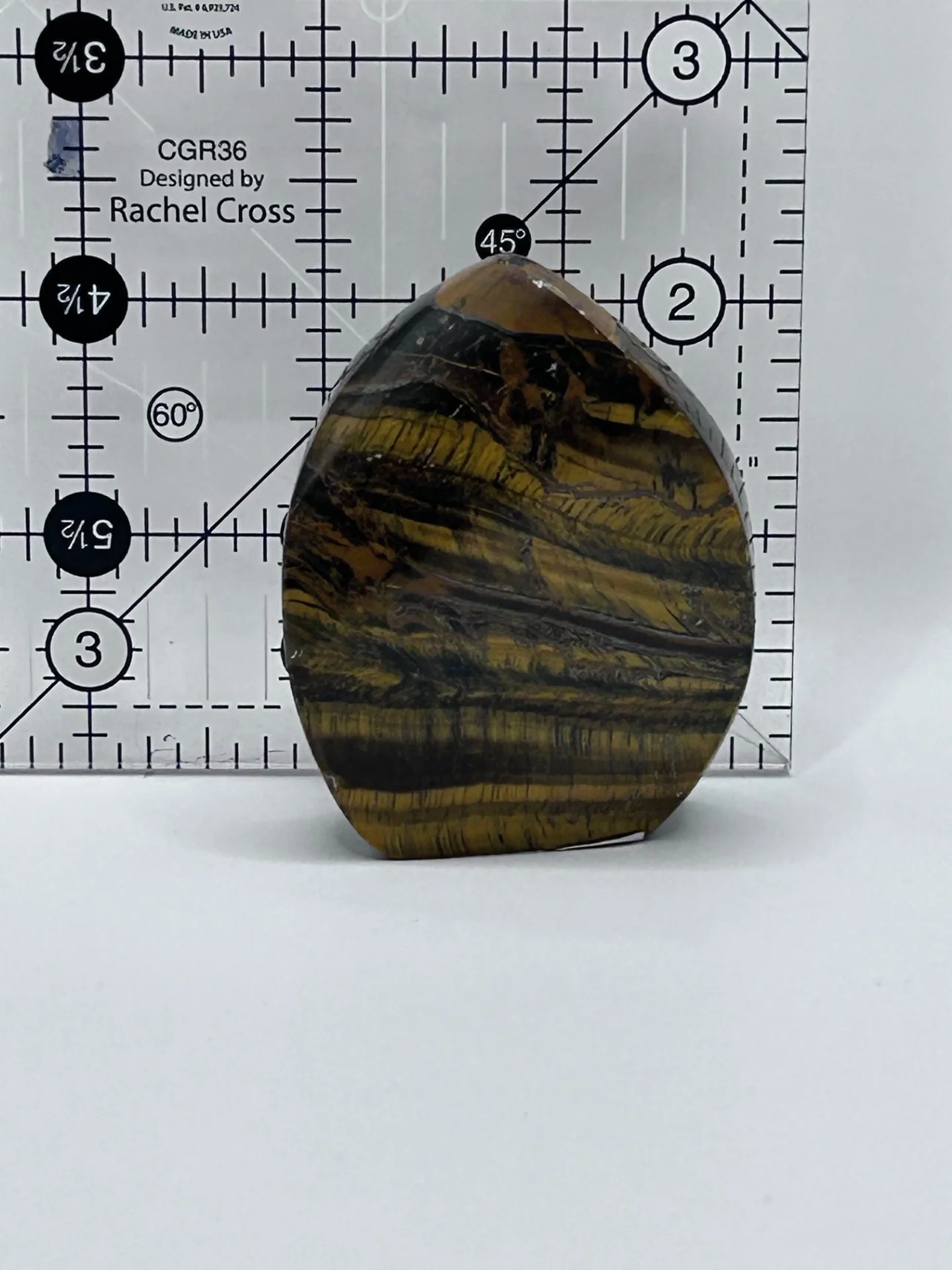 Golden Tiger’s Eye - Curved Teardrop - Image 4