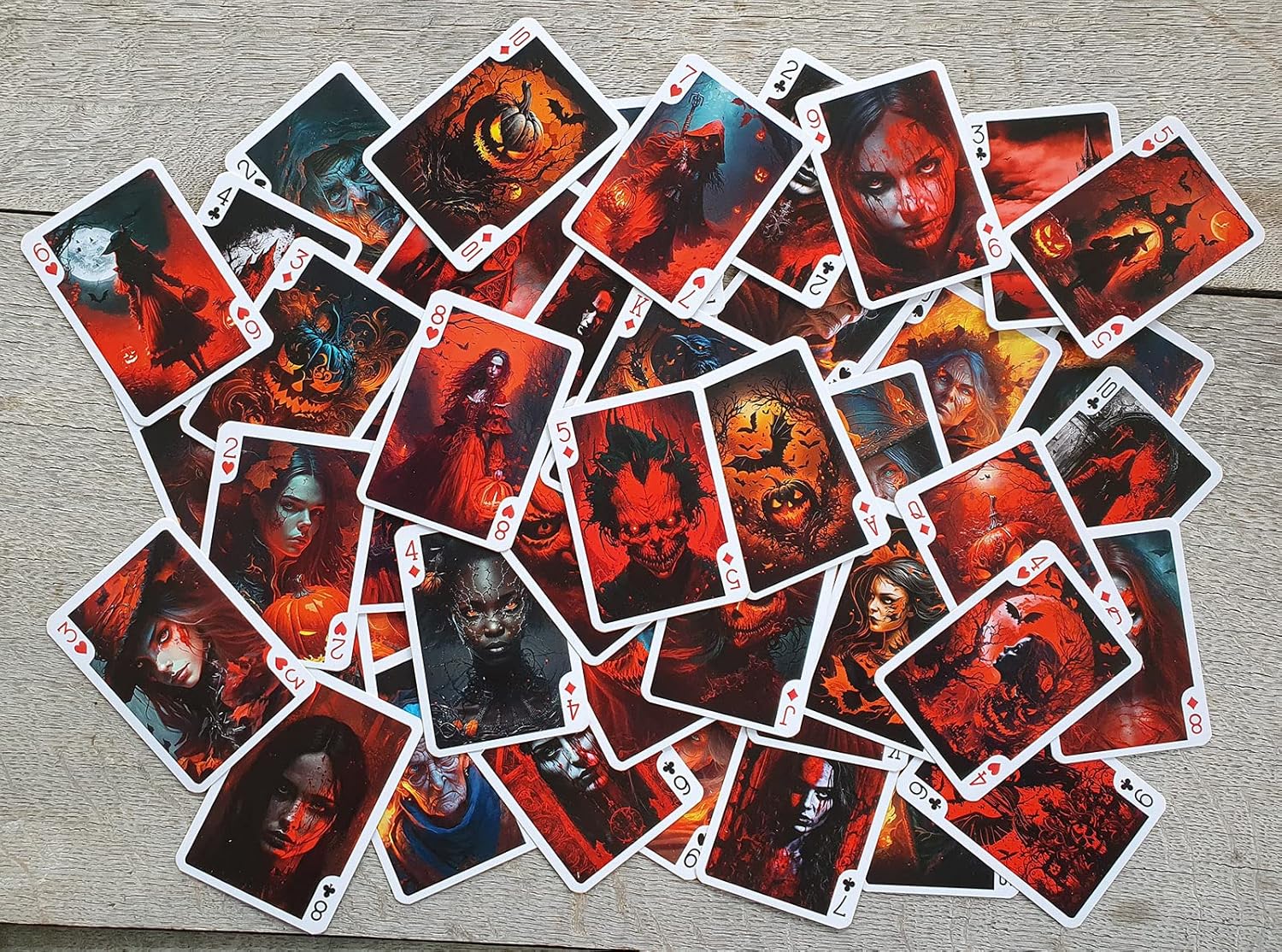 Gothic Halloween Playing Cards by FlonzGift - Image 4