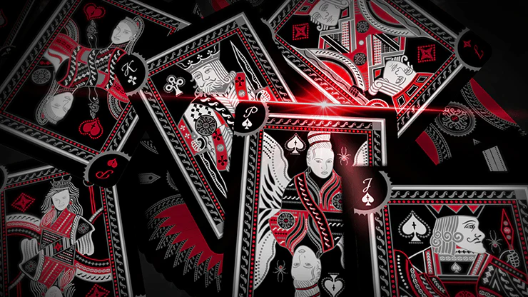 Grandmasters Black Widow Deluxe Playing Cards USPCC - Image 3