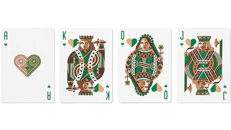 Green Wheel Playing Cards USPCC - Image 3