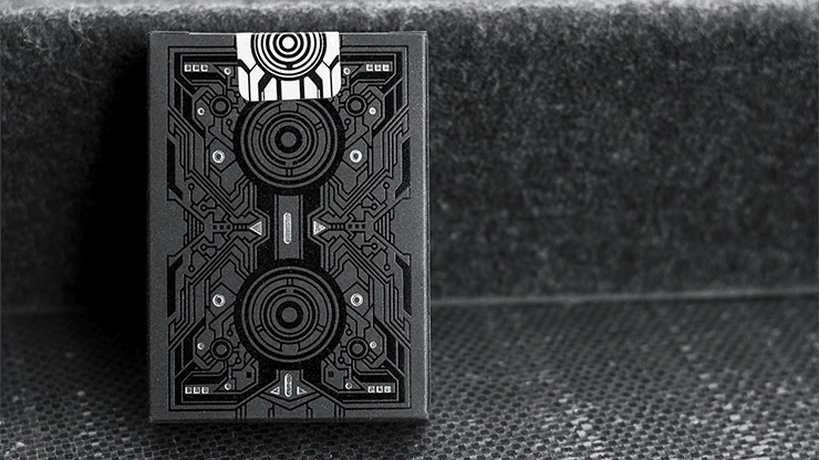 Grid Blackout UV Ink Bicycle Playing Cards - Image 6