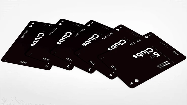 Grid Typographic Playing Cards USPCC - Image 2