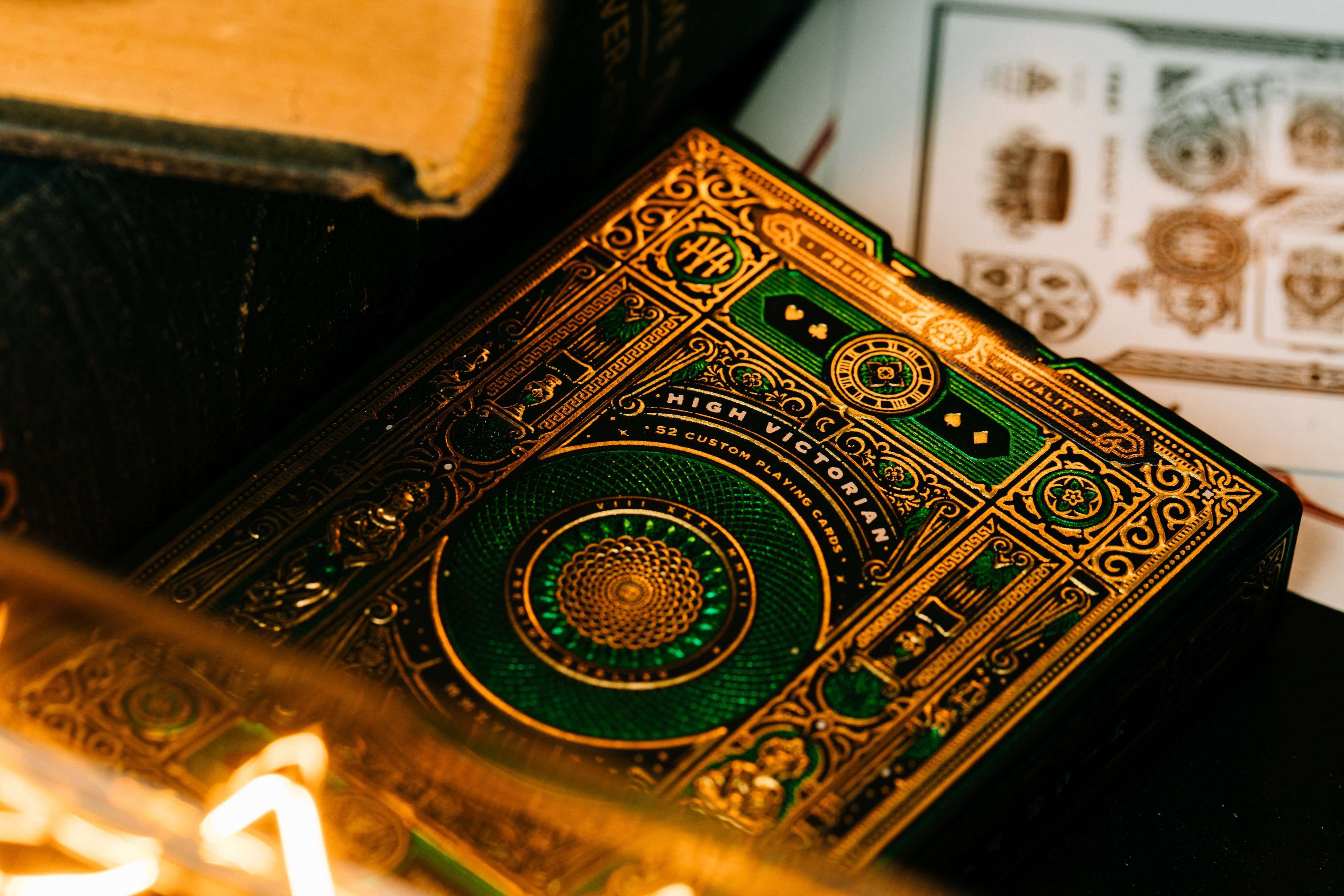 High Victorian Green Playing Cards by Theory11 - Image 4