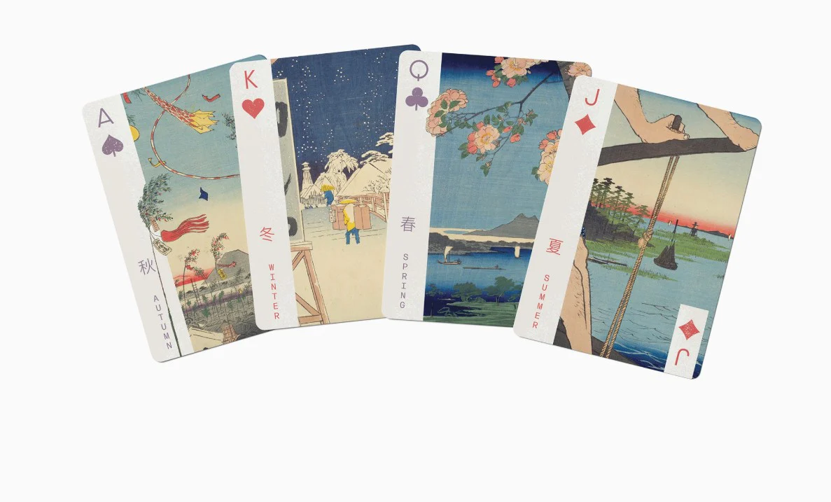 Hiroshige Playing Cards with Magnetic Tuck Box - Image 2