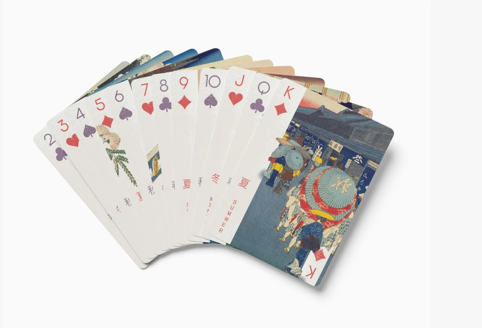 Hiroshige Playing Cards with Magnetic Tuck Box - Image 4