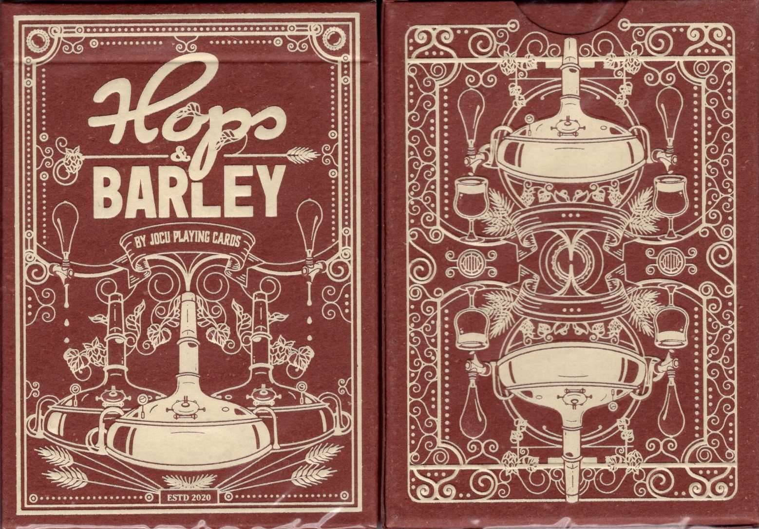 Hops & Barley Deep Amber Ale Playing Cards Cartamundi