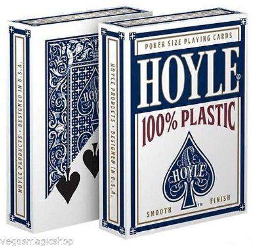 Hoyle 100% Plastic Blue Playing Cards - Image 2