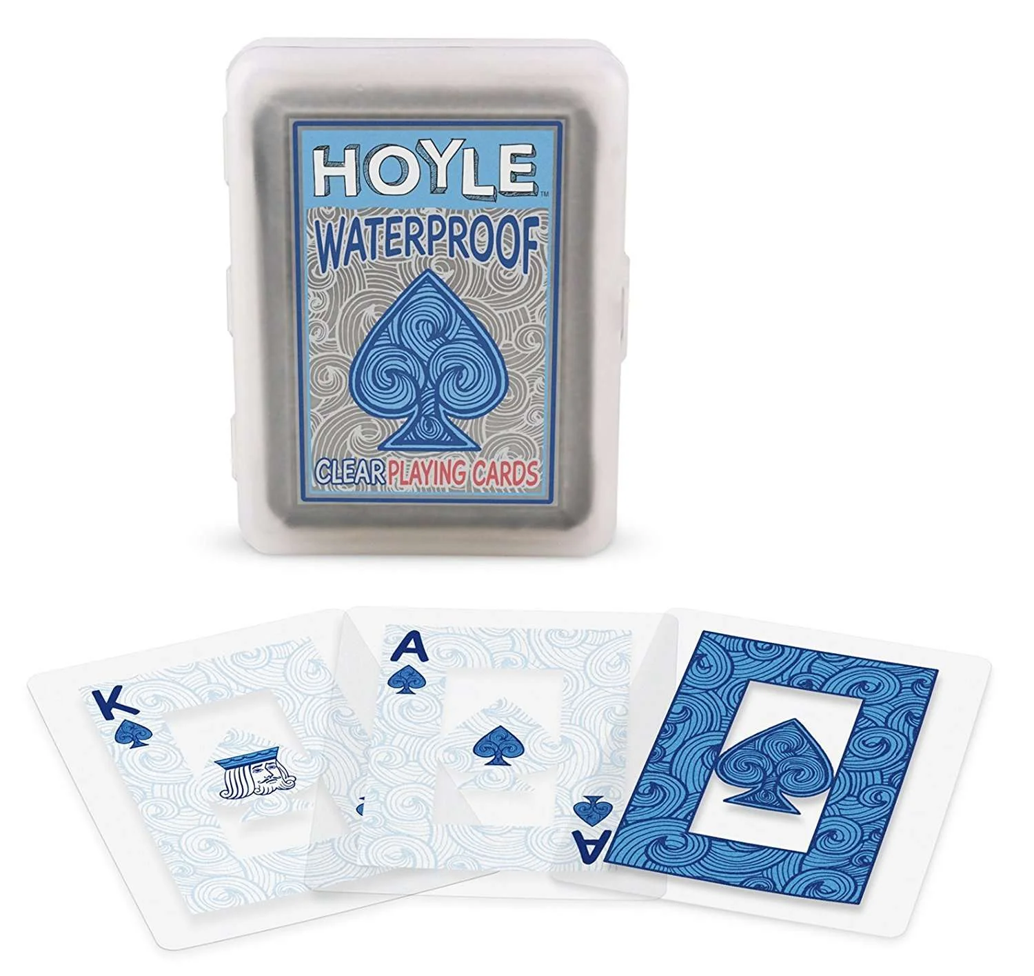 Hoyle Waterproof Clear Plastic Playing Cards