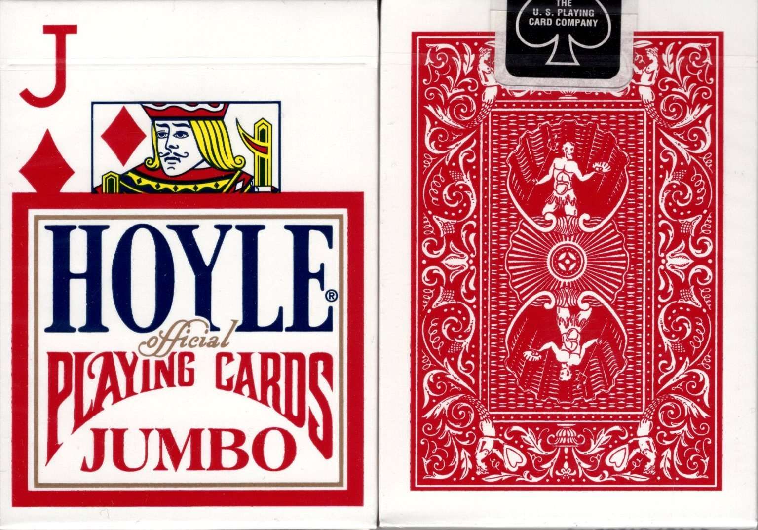 Hoyle Jumbo Index Red Playing Cards