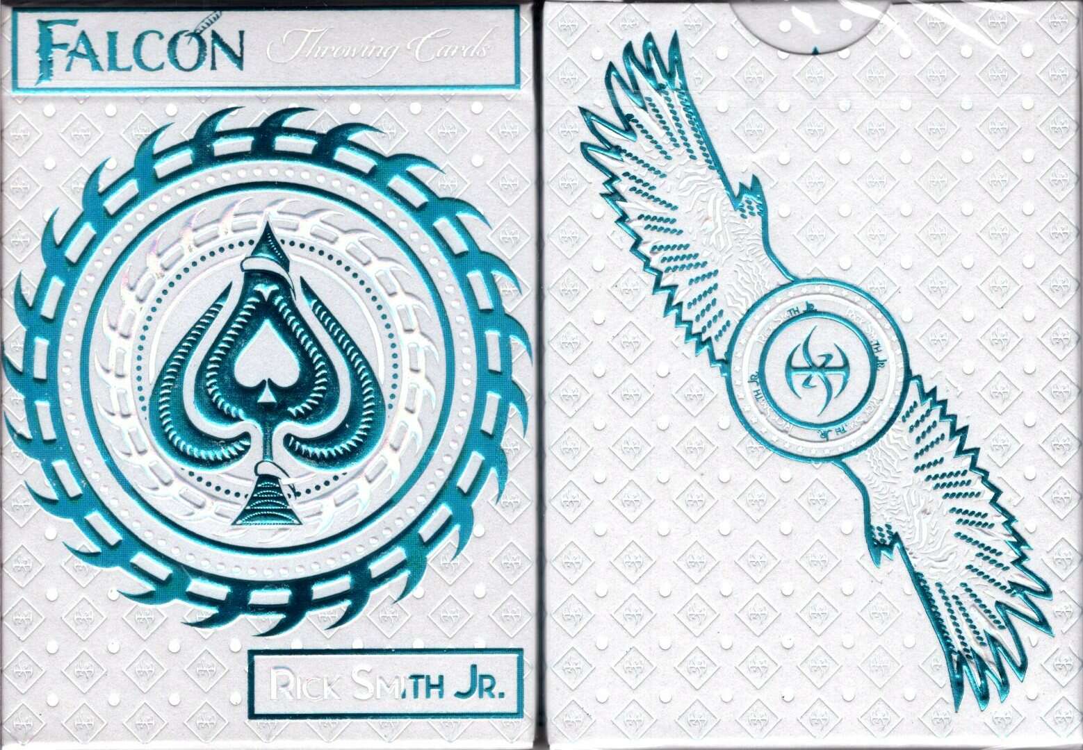 Ice Falcon Deluxe Throwing Playing Cards USPCC