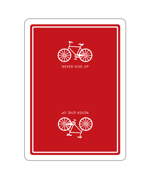 Inspire Red Marked Bicycle Playing Cards - Image 4