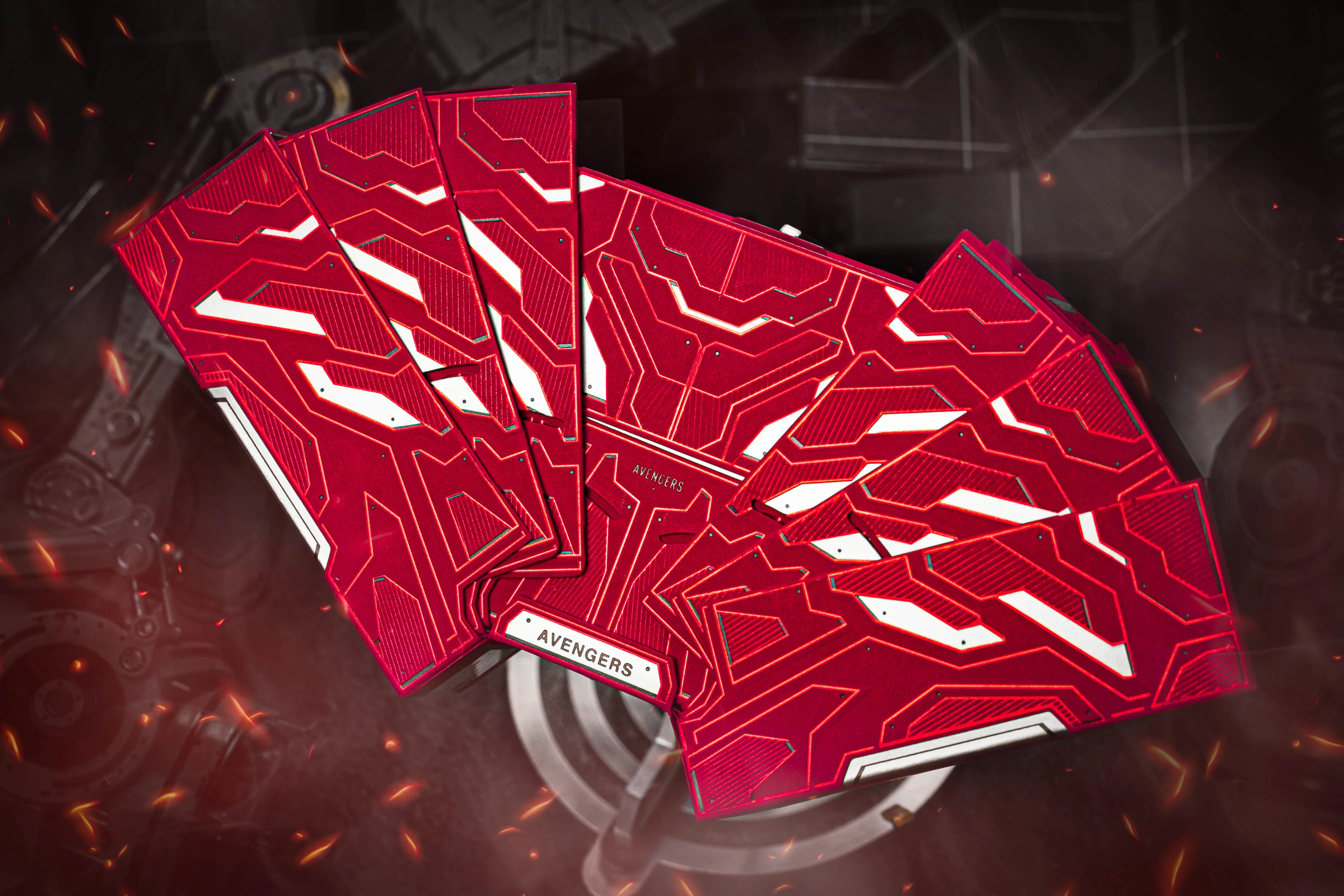 Iron Man Mark 33 Silver Playing Cards - Image 5