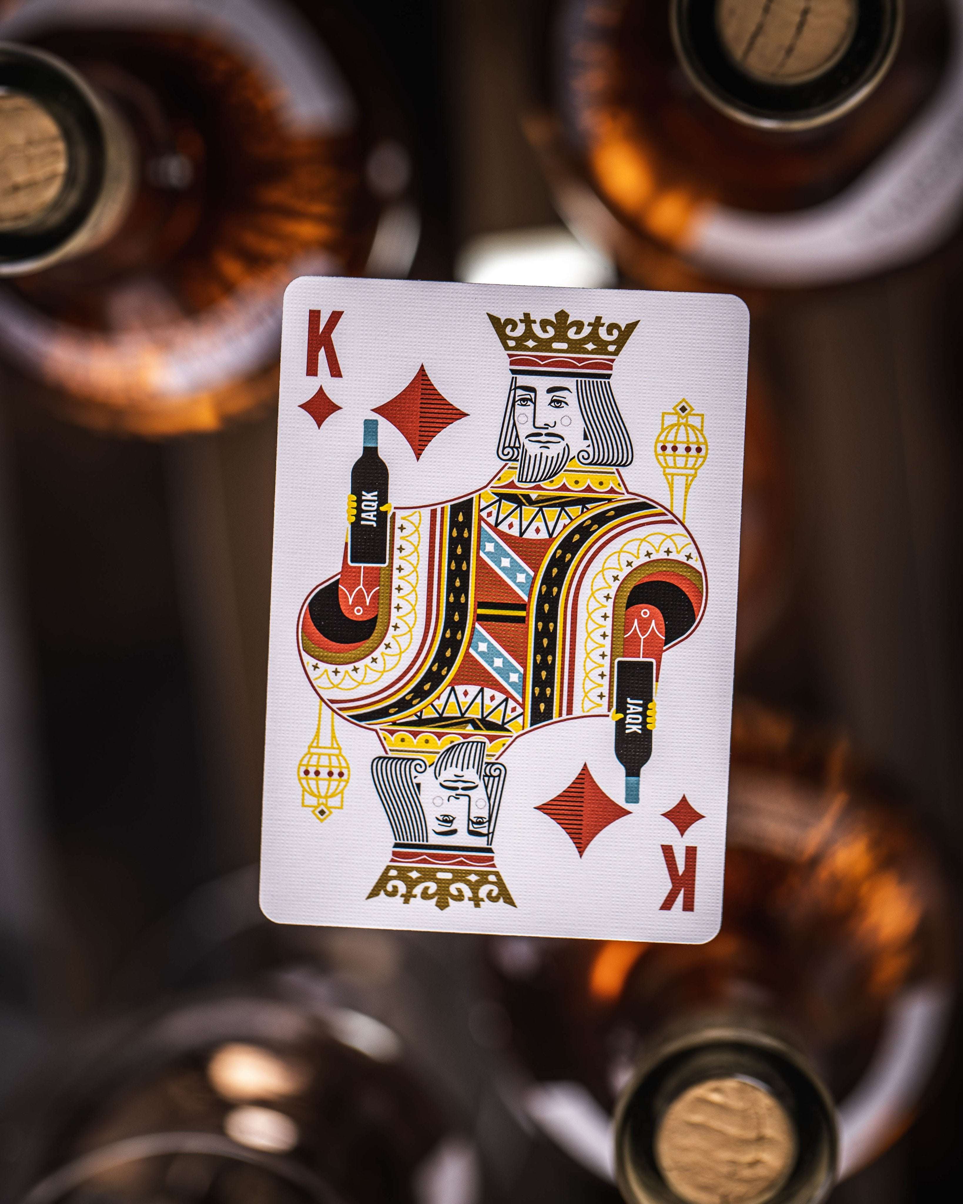 JAQK Cellars Rose Playing Cards USPCC - Image 2