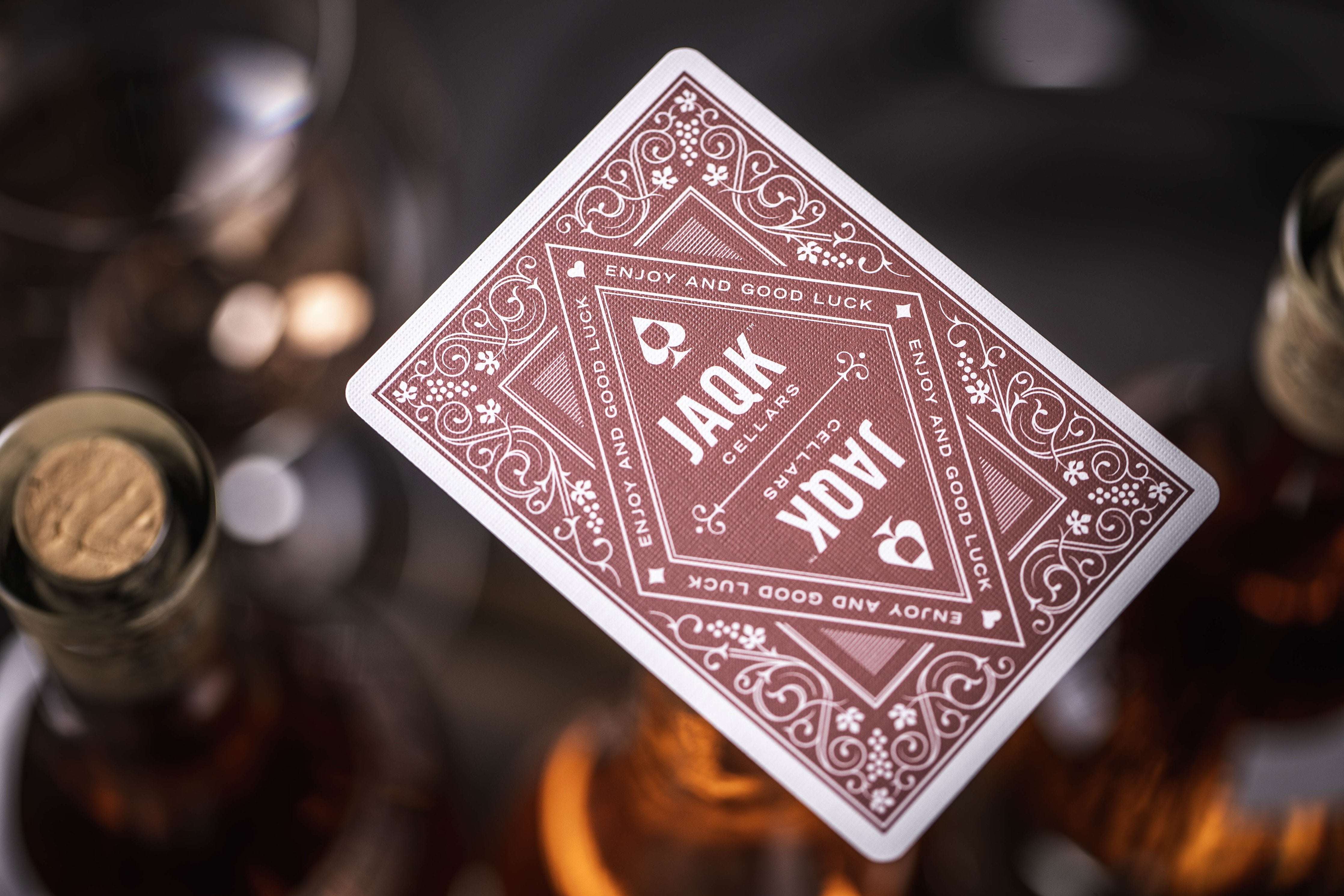 JAQK Cellars Rose Playing Cards USPCC - Image 5