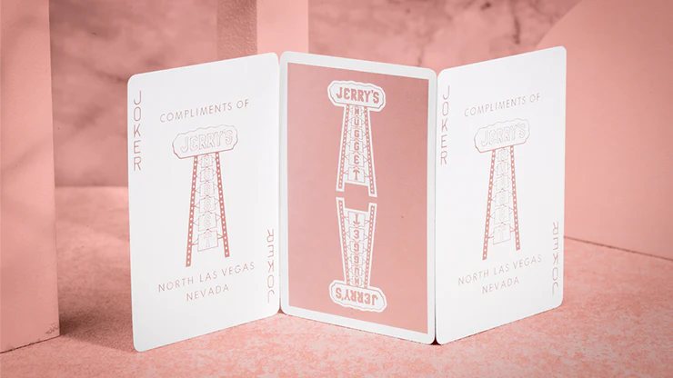 Jerry's Nugget Monotone Rose Gold Playing Cards USPCC - Image 6