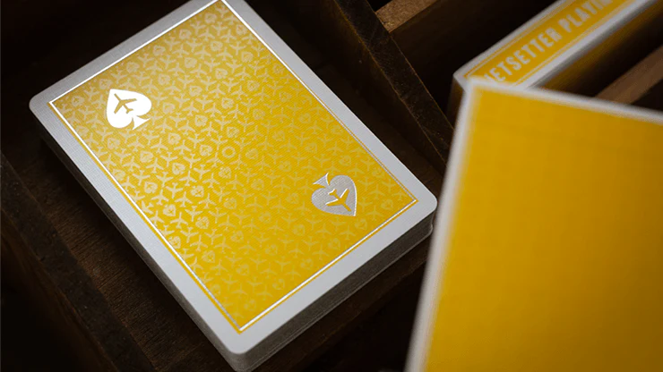 Jetsetter Lounge Limited Yellow Playing Cards EPCC - Image 3