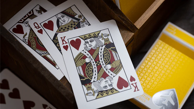 Jetsetter Lounge Yellow Playing Cards EPCC - Image 3