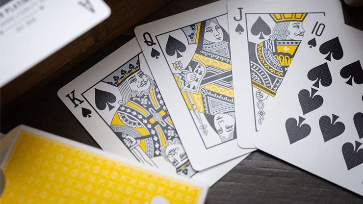 Jetsetter Lounge Yellow Playing Cards EPCC - Image 4