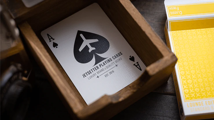 Jetsetter Lounge Yellow Playing Cards EPCC - Image 5