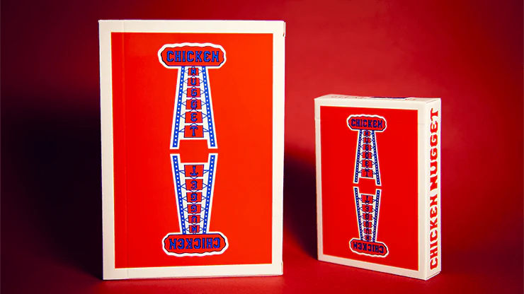 Jumbo Chicken Nugget Red Playing Cards HCPC - Image 2