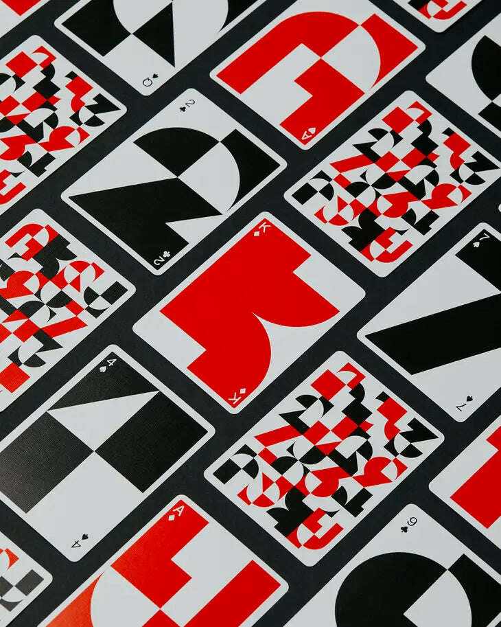 Just Type v1 Playing Cards USPCC - Image 4