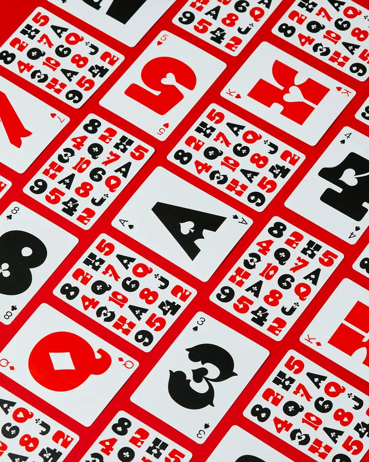 Just Type v2 Playing Cards USPCC - Image 2