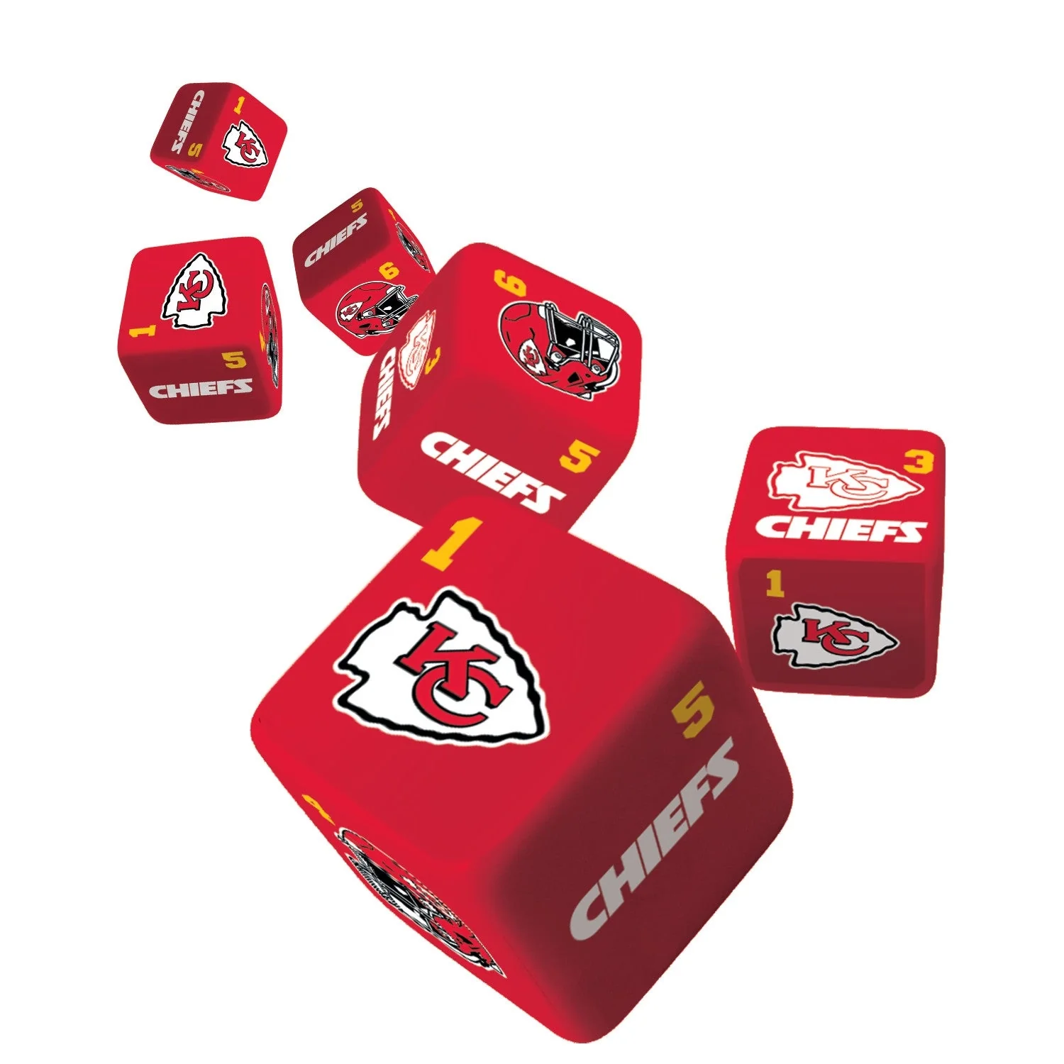 Kansas City Chiefs Dice Set by Masterpieces - Image 2