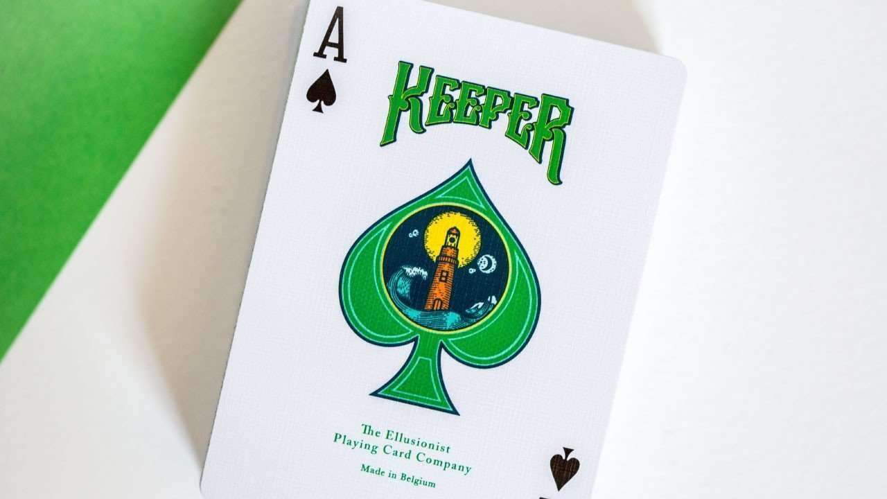 Keepers Sea Green Playing Cards Cartamundi - Image 3