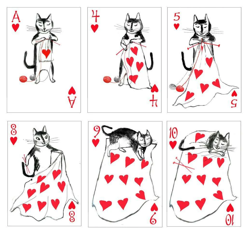 Kitten Club Cat Playing Cards Cartamundi - Image 7